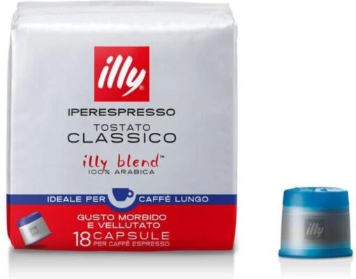 Illy Iperespresso Classico Lungo 18 Capsules -Koffiebenodigdheden Winkel