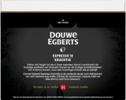 Douwe Egberts Espresso Krachtig (10) - 5 X 40 Koffiecups -Koffiebenodigdheden Winkel 1200x951