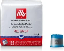 Illy - Iperespresso Koffie Home Classico Lungo 6 X 18 Capsules -Koffiebenodigdheden Winkel 1200x956 1