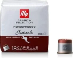 Illy Capsules Iperespresso Arabica Selection Guatemala 6 X 18 Stuks -Koffiebenodigdheden Winkel 1200x956