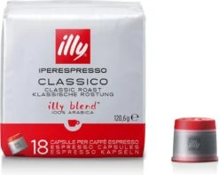 Illy - Iperespresso Koffie Home Classico 6 X 18 Capsules -Koffiebenodigdheden Winkel 1200x957 2