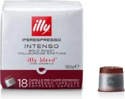 Illy - Iperespresso Koffie Home Intenso 6 X 18 Capsules -Koffiebenodigdheden Winkel 1200x957