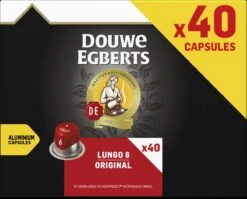 Douwe Egberts Lungo Original Koffiecups (6) - 5 X 40 Koffiecups -Koffiebenodigdheden Winkel 1200x965