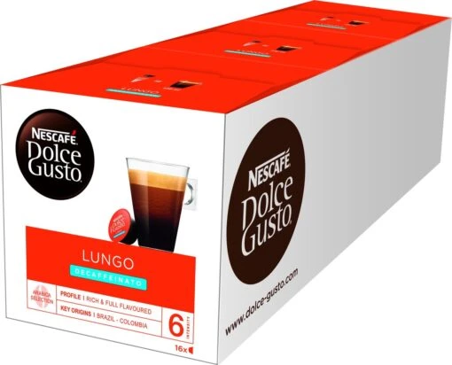 Nescafé Dolce Gusto Lungo Decafé Capsules - 48 Koffiecups -Koffiebenodigdheden Winkel 1200x969 1