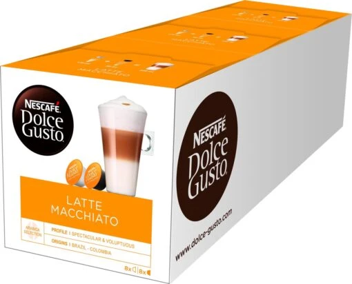 Nescafé Dolce Gusto Latte Macchiato Capsules - 48 Koffiecups -Koffiebenodigdheden Winkel