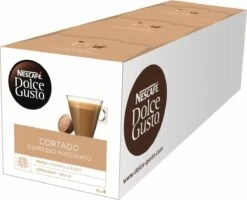 Nescafé Dolce Gusto Cortado Espresso Macchiato Capsules - 48 Koffiecups -Koffiebenodigdheden Winkel 1200x971