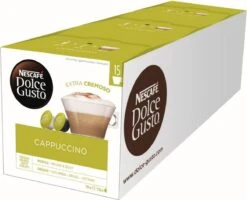 Nescafé Dolce Gusto Cappuccino Capsules - 90 Koffiecups -Koffiebenodigdheden Winkel 1200x972 1