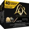 L'OR Espresso Ristretto Koffiecups - Intensiteit 11/12 - 4 X 40 Capsules -Koffiebenodigdheden Winkel 1200x984 1