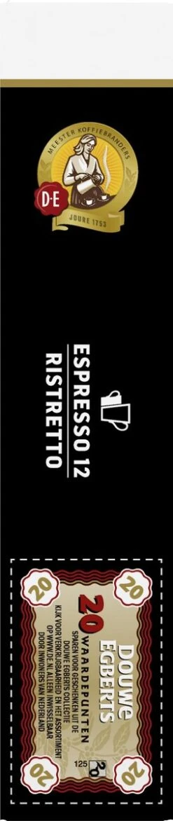 Douwe Egberts Espresso Ristretto (12) - 10 X 20 Koffiecups -Koffiebenodigdheden Winkel 253x1200 3