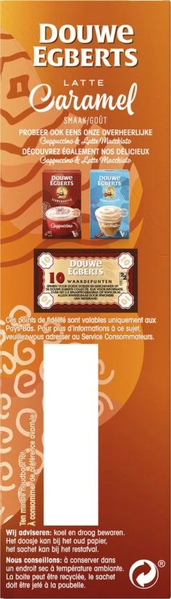 Douwe Egberts Verwenkoffie Latte Caramel Oploskoffie - 5 X 8 Zakjes -Koffiebenodigdheden Winkel 343x1200 7