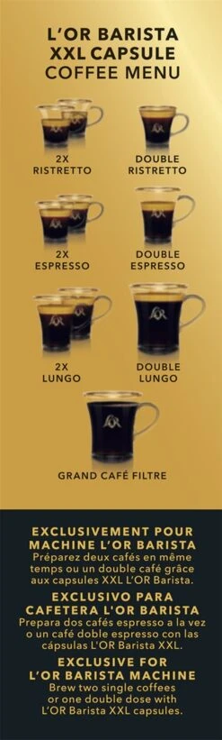 L'OR BARISTA XXL Forza (9) - 5 X 10 Koffiecups -Koffiebenodigdheden Winkel 361x1200 7