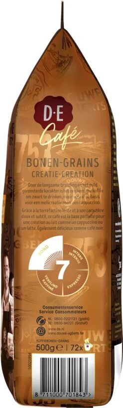 Douwe Egberts D.E Café Creatie Koffiebonen - 7/9 Intensiteit - 4 X 500 Gram -Koffiebenodigdheden Winkel 364x1200 1