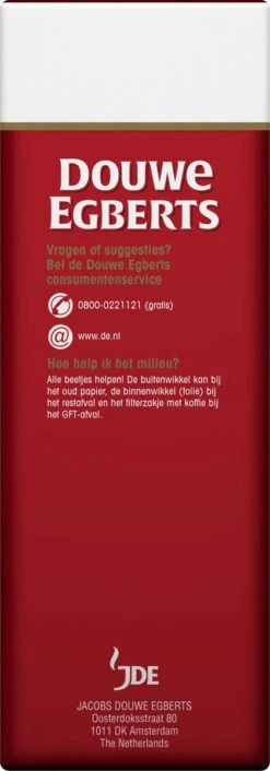 Douwe Egberts Aroma Rood Donker Filterkoffie - 6 X 500 Gram -Koffiebenodigdheden Winkel 420x1200 2