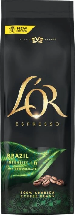 L'OR Espresso Origins Brazil Koffiebonen (6) - 4 X 500 Gram -Koffiebenodigdheden Winkel 422x1200