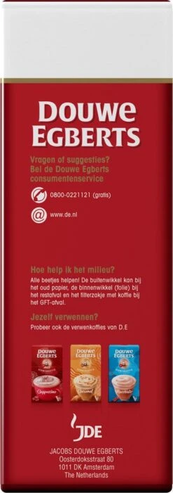 Douwe Egberts Aroma Rood Filterkoffie - Dubbelpak 6 X 1000 Gram -Koffiebenodigdheden Winkel 423x1200 1