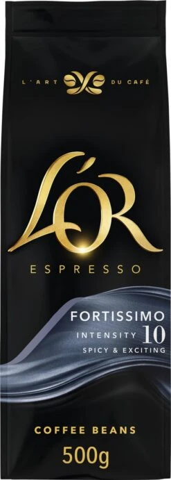 L'OR Espresso Fortissimo Koffiebonen (10) - 4 X 500 Gram -Koffiebenodigdheden Winkel 429x1200 2