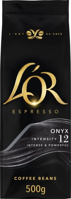 L'OR Espresso Onyx Koffiebonen (12) - 4 X 500 Gram -Koffiebenodigdheden Winkel 430x1200