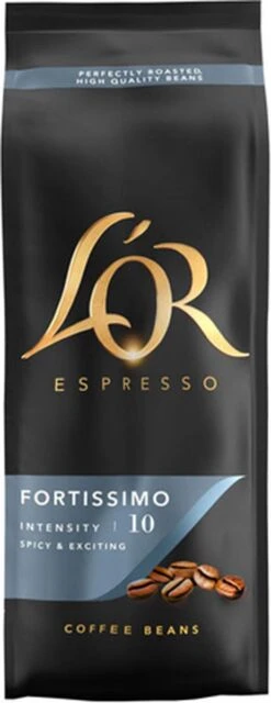 L'OR Espresso Fortissimo Koffiebonen (10) - 4 X 500 Gram -Koffiebenodigdheden Winkel 463x1200