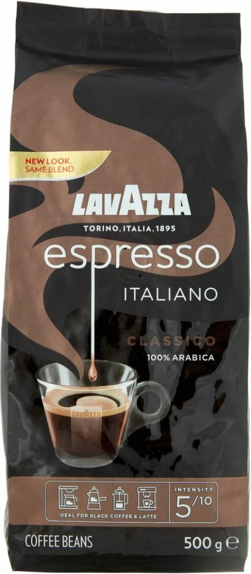 Lavazza Espresso Italiano Classico Koffiebonen - 500 Gram X6 -Koffiebenodigdheden Winkel