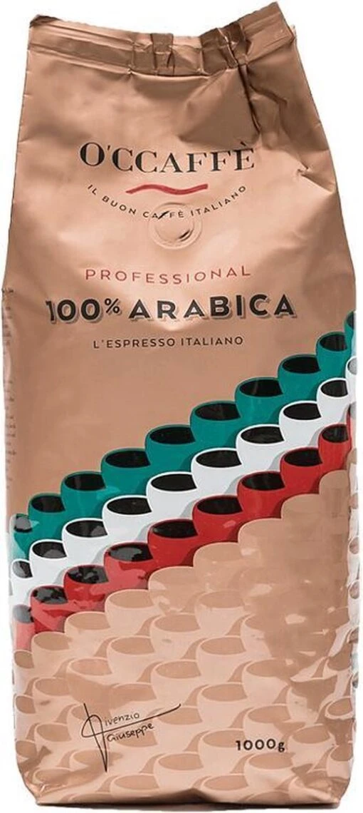 O'ccaffè - Premium Italiaanse Koffiebonen | Professional | Proefpakket XXL | 5 X 1kg | Barista Kwaliteit -Koffiebenodigdheden Winkel