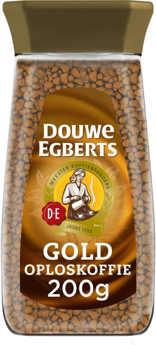 Douwe Egberts Gold Oploskoffie - 6 X Pot Van 200 Gram -Koffiebenodigdheden Winkel 545x1200 4