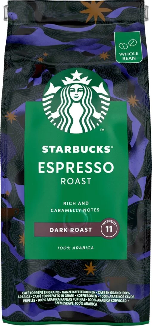 Starbucks Espresso Dark Roast Koffiebonen - 4 Zakken à 450 Gram -Koffiebenodigdheden Winkel