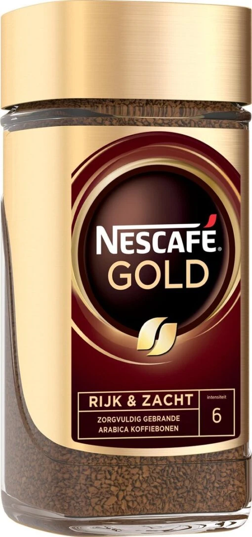 Nescafé Gold Oploskoffie - 6 Potten à 200 Gram -Koffiebenodigdheden Winkel