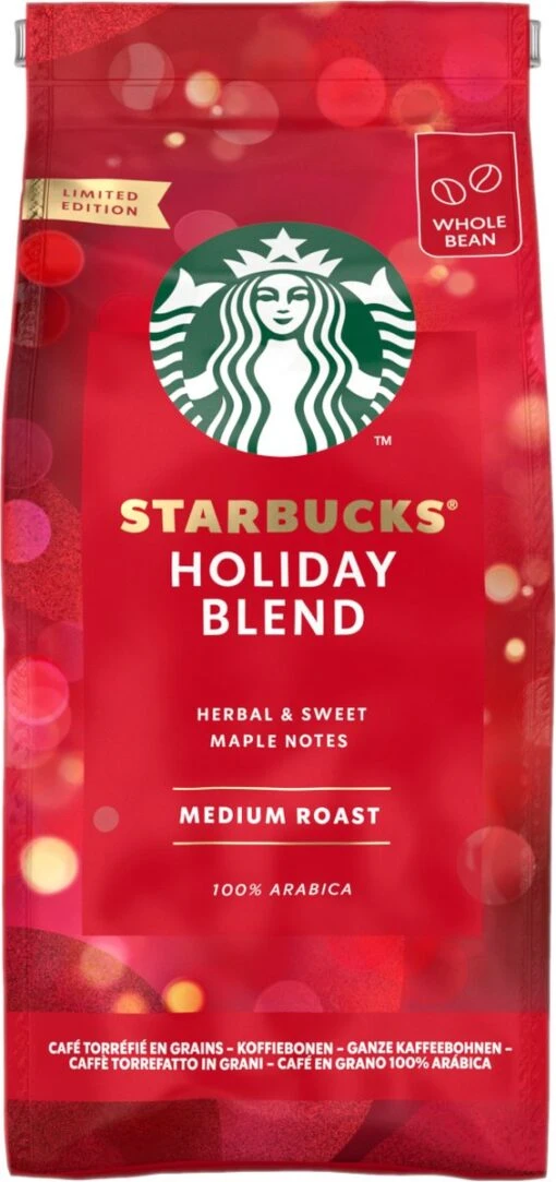 Starbucks Holiday Blend Medium Roast Koffie - Koffiebonen 190g -Koffiebenodigdheden Winkel