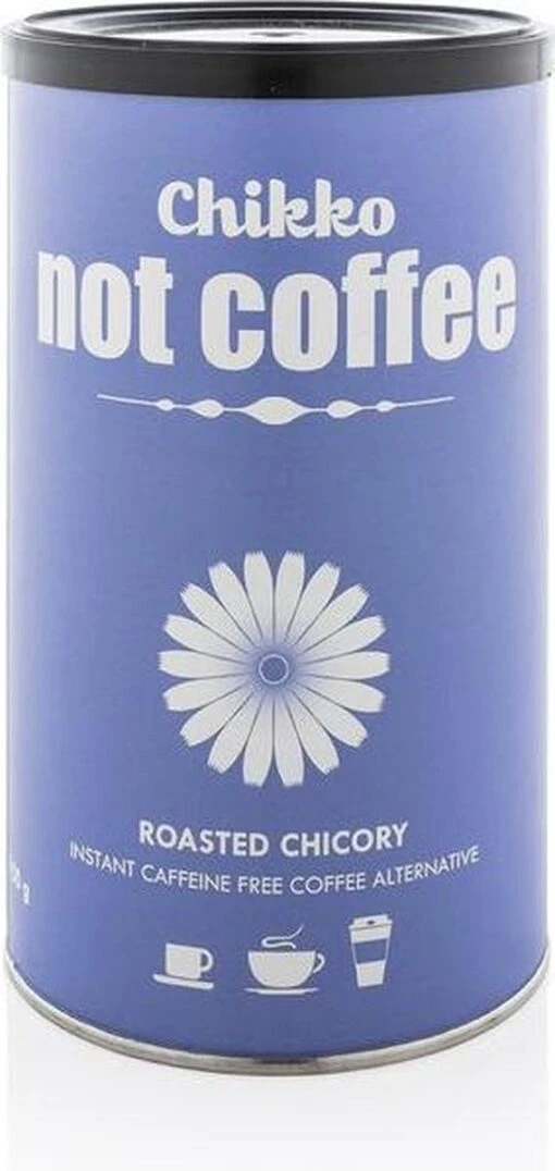 Chikko - Biologische Caffeïnevrije Koffievervanger - Geroosterde Cichorei -Roasted Chicory - 150 G -Koffiebenodigdheden Winkel