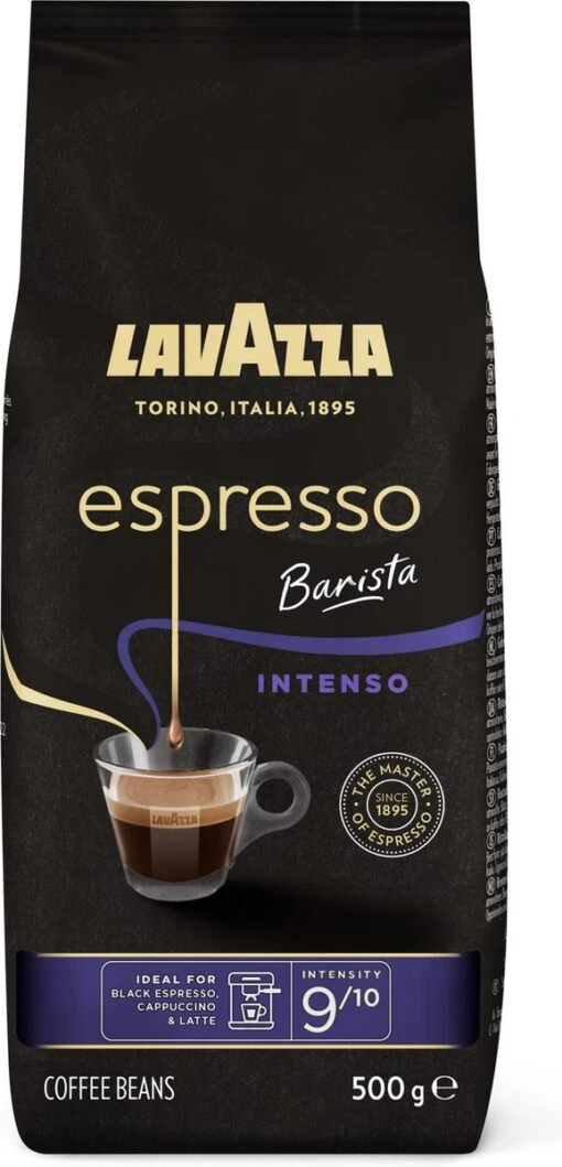 Lavazza Espresso Barista Intenso Koffiebonen - 500 Gram X4 -Koffiebenodigdheden Winkel