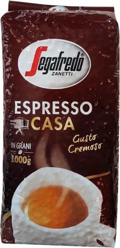 Segafredo Espresso Casa Koffiebonen - 1 Kg -Koffiebenodigdheden Winkel 583x1200 1