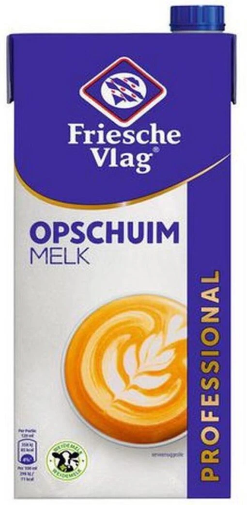 Friesche Vlag Volle Opschuimmelk - 12 X 1 Liter -Koffiebenodigdheden Winkel 588x1200 2