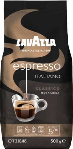 Lavazza Espresso Italiano Classico Koffiebonen - 500 Gram X4 -Koffiebenodigdheden Winkel 589x1200 1