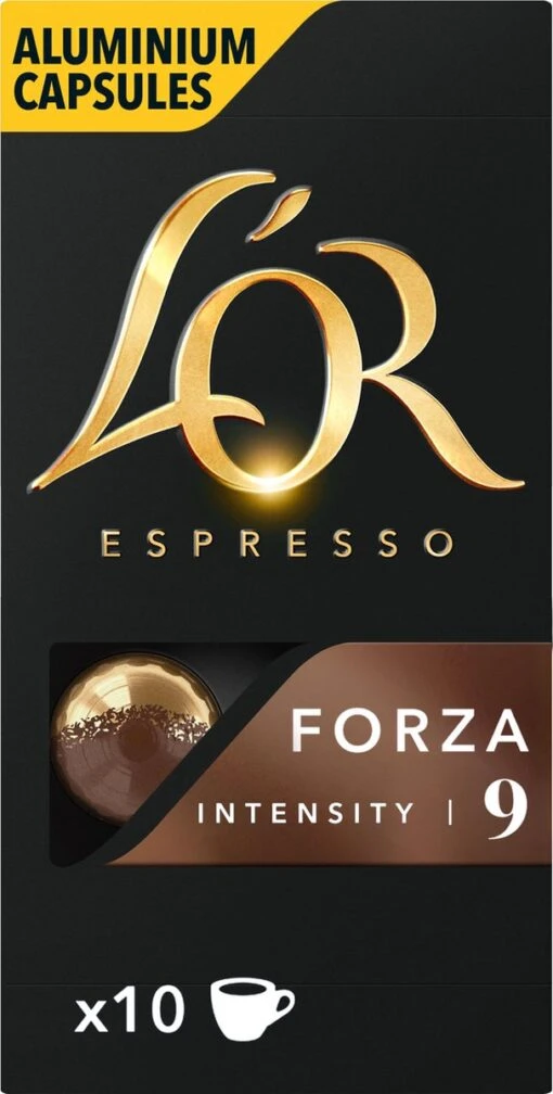 L'OR Espresso Forza Koffiecups - Intensiteit 9/12 - 10 X 10 Capsules -Koffiebenodigdheden Winkel 607x1200 8