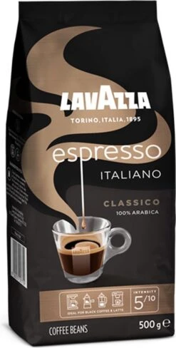 Lavazza Espresso Italiano Classico Koffiebonen - 500 Gram X4 -Koffiebenodigdheden Winkel 608x1200 2