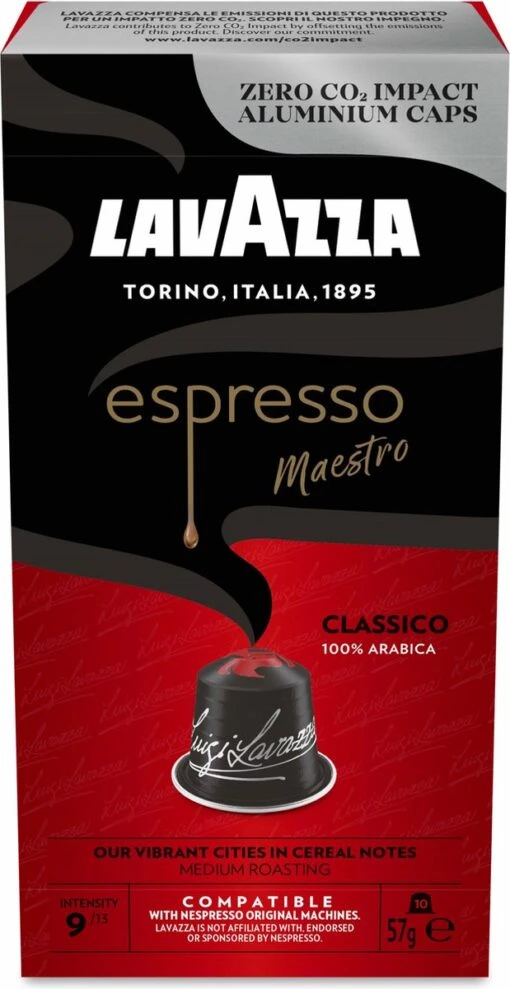 LAVAZZA Classico 100 Stuks -Koffiebenodigdheden Winkel 619x1200 4