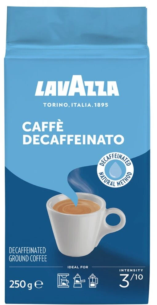 Lavazza Caffe Decaffeinato Filterkoffie - 250 Gram X8 -Koffiebenodigdheden Winkel 619x1200 5