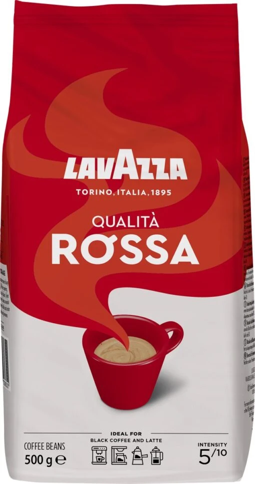 Lavazza Qualita Rossa Koffiebonen - 500g -Koffiebenodigdheden Winkel 634x1200 1