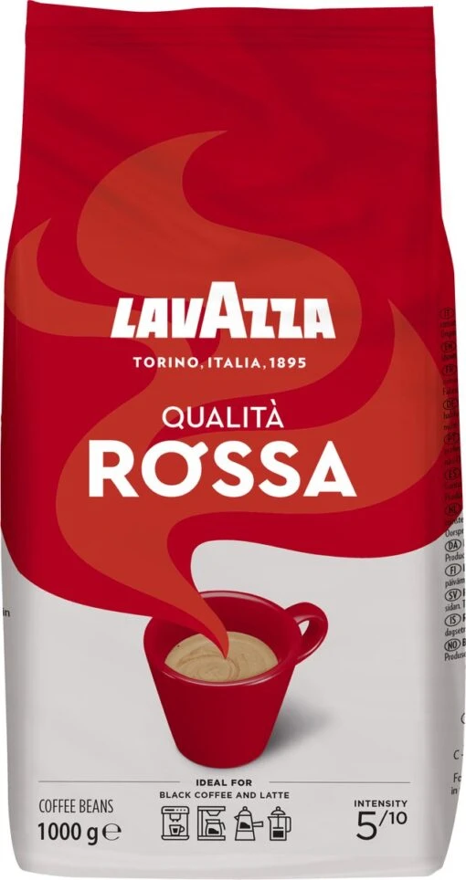 Lavazza Qualita Rossa Koffiebonen - 1 Kg -Koffiebenodigdheden Winkel