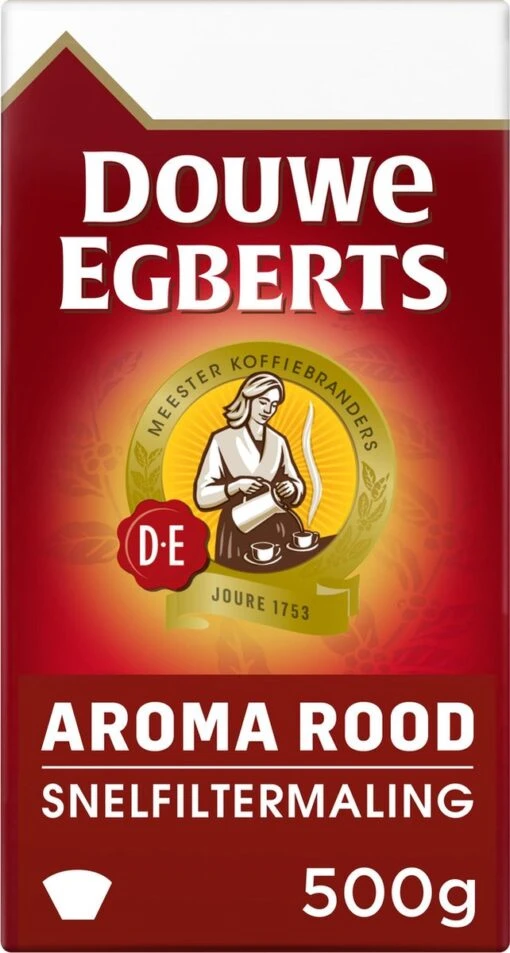 Douwe Egberts Aroma Rood Filterkoffie - 6 X 500 Gram -Koffiebenodigdheden Winkel 642x1200 3