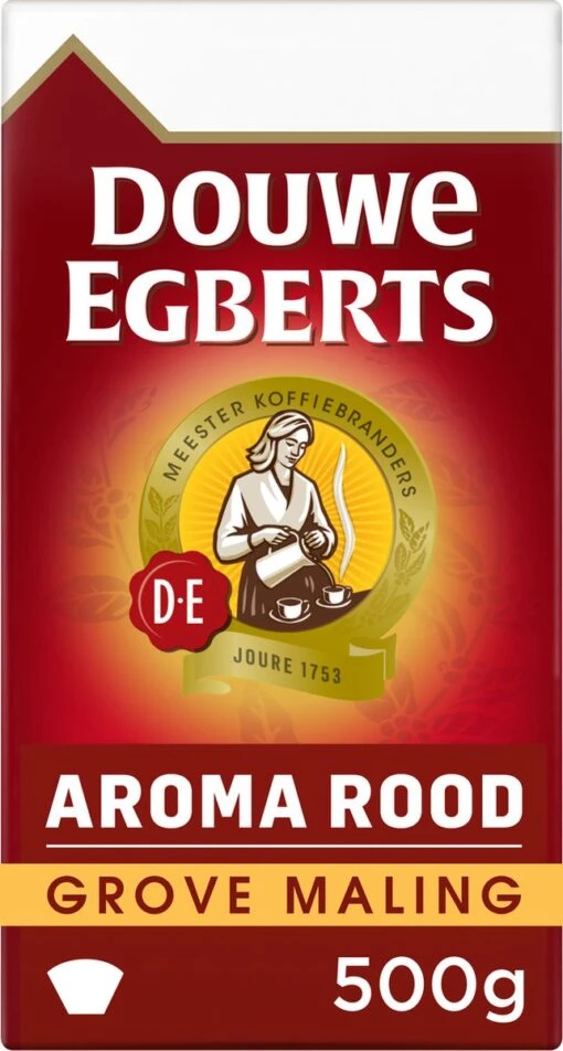 Douwe Egberts Aroma Rood Grove Maling Filterkoffie - 6 X 500 Gram -Koffiebenodigdheden Winkel 643x1200 2