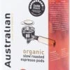 Australian Espresso Pods Dark Roast -4 X 18 Stuks- UTZ Organic -Koffiebenodigdheden Winkel 656x1200 4