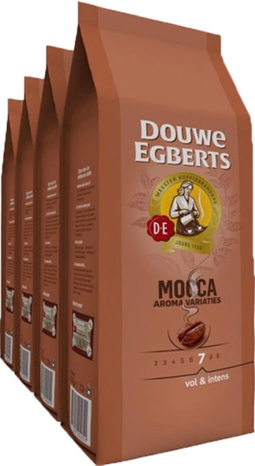 Douwe Egberts Mocca Koffiebonen - 4 X 500 Gram -Koffiebenodigdheden Winkel