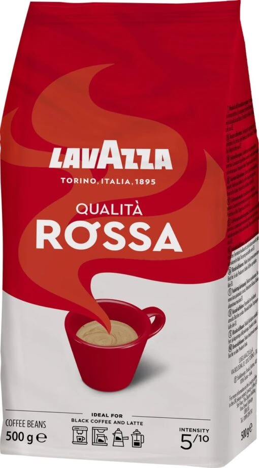 Lavazza Qualita Rossa Koffiebonen - 500g -Koffiebenodigdheden Winkel 665x1200 2