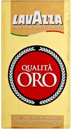 Lavazza Qualita Oro Gemalen / Filterkoffie - 250 Gram Krimp X20 -Koffiebenodigdheden Winkel 666x1200