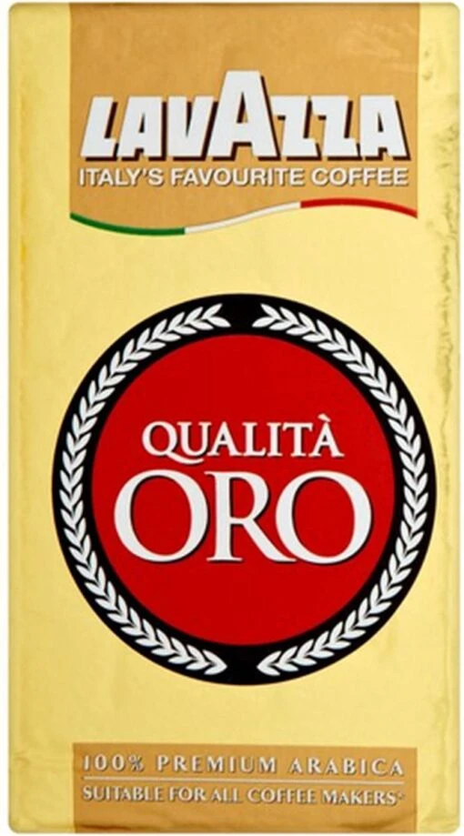 Lavazza Qualita Oro Gemalen / Filterkoffie - 250 Gram Krimp X20 -Koffiebenodigdheden Winkel