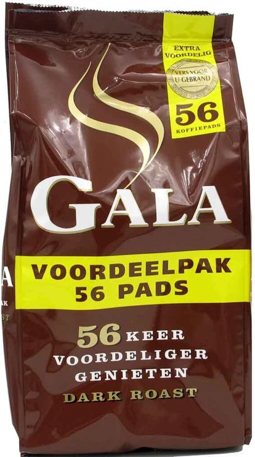 Gala Koffiepads - Dark Roast - 56 Sts -Koffiebenodigdheden Winkel 669x1200 9