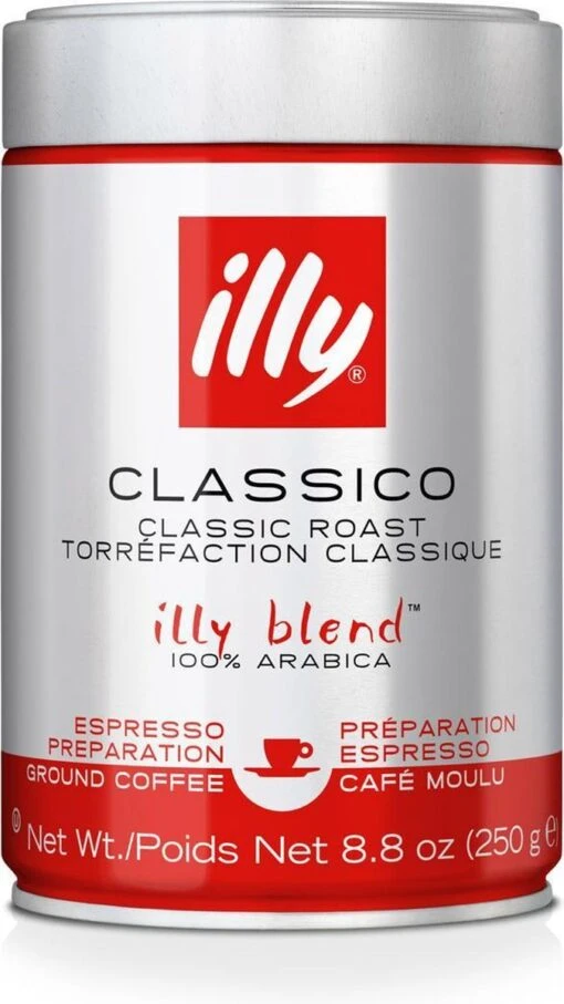 Illy Classico Gemalen Koffie - 6 X 250 Gram -Koffiebenodigdheden Winkel 675x1200 1