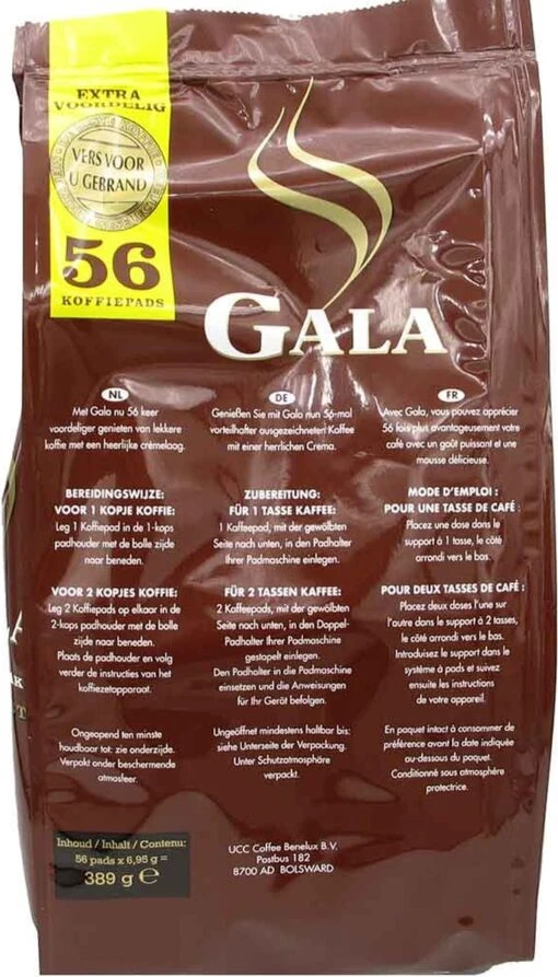 Gala Koffiepads - Dark Roast - 56 Sts -Koffiebenodigdheden Winkel 685x1200 1