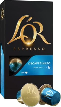 L'OR Espresso Decaffeinato Koffiecups - Intensiteit 6/12 - 10 X 10 Capsules -Koffiebenodigdheden Winkel 686x1200 2